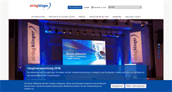 Desktop Screenshot of elringklinger.de