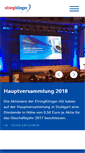 Mobile Screenshot of elringklinger.de